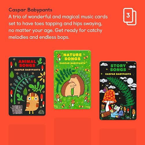 Yoto Caspar Babypants 3 Pack Song Cards