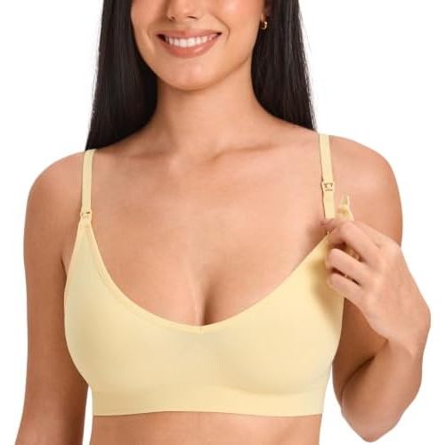 MOMANDA Seamless Nursing Bras for Breastfeeding