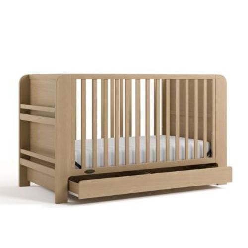 Graco Read-with-Me 4-in-1 Convertible Crib with Drawer - Driftwood