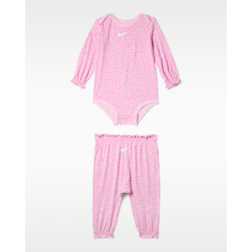 Nike Essentials Baby (0-6M) Mini Spot Printed 2-Piece Set. Nike.com