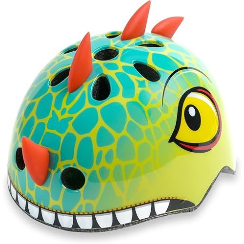 Kids Toddler Bike Helmet, Adjustable and Multi-Sport for Child Boys and Girls, 2 Sizes