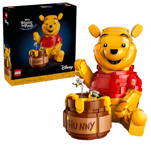 LEGO Disney Winnie The Pooh Building Set - Home, Office or Book Shelf Decor for Adult Fans, Ages 18+ - W/Eeyore Figure - Collectible Disney Gift - 43300
