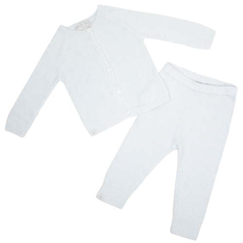 Barefoot Dreams CozyChic Lite Infant Classic Cardi & Pant Set