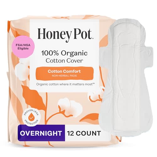 The Honey Pot Company - Sanitary Pads for Women - 12 ct