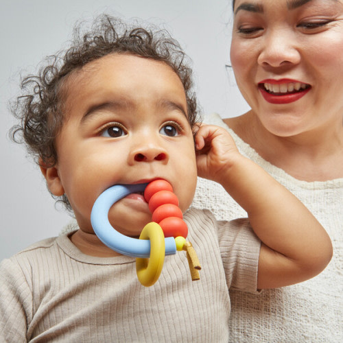 Primary Arch Ring Teether - January Moon | Maisonette