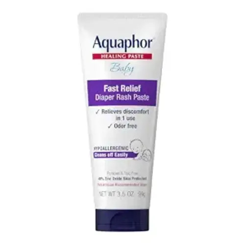 Aquaphor Baby Diaper Rash Paste with Zinc Oxide, 3.5 OZ