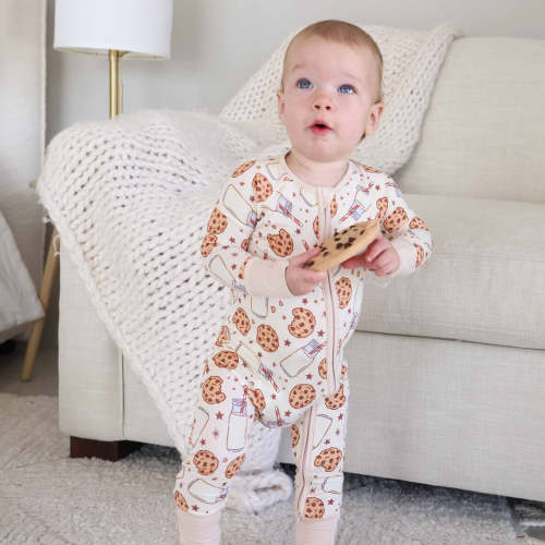 Cookie Cuddles Convertible Zip Romper | Caden Lane