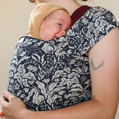 Hemlock Baby Wrap | Enchanted Black & White Baby Wrap