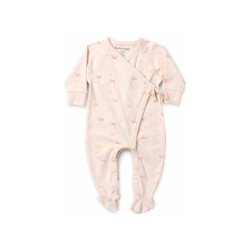 Buy Badaboom Sleeper With Hidden Mitt Bows Soft Pink Newborn at Well.ca | Free Shipping $35+ in Canada