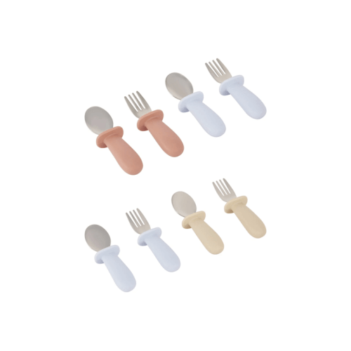 4 Piece Spoon and Fork Set - Assorted