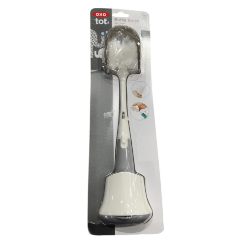 OXO Tot Bottle Brush with Stand, Gray