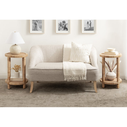 Dovecove Tiered Round Drink Table & Reviews | Wayfair