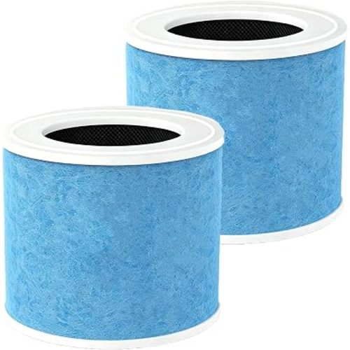 AG01 Filters Replacement for Momcozy AP01 Nursery Air Purifier, 4-in-1 True HEPA & Activated Carbon & Pre-filter (2 Pack)