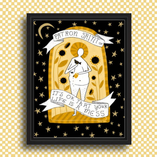 PATRON SAINT Art Print