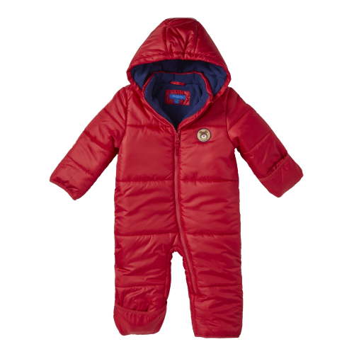 iXtreme Baby Boys Snowsuit - Cozy Fleece-Lined Winter Snowsuit - Baby Pram Bodysuit with Hood
