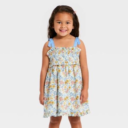 Toddler Girls' Multi Floral Smocked Dress - Cat & Jack™ 5T