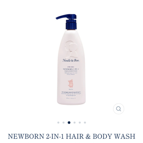 Newborn 2-in-1 Hair & Body Wash – Noodle & Boo
