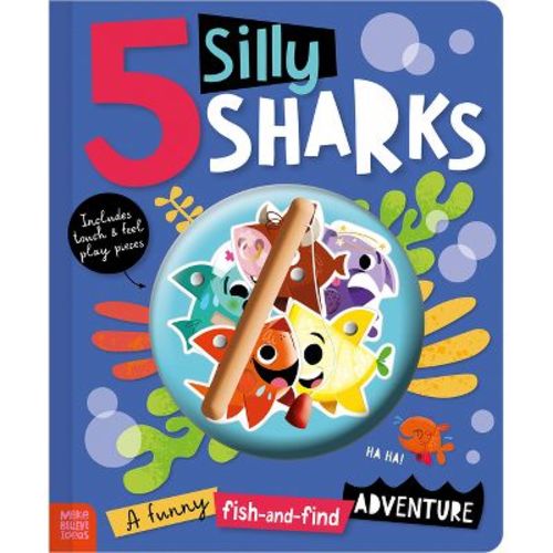 5 Silly Sharks - by Cara Jenkins (Board Book)