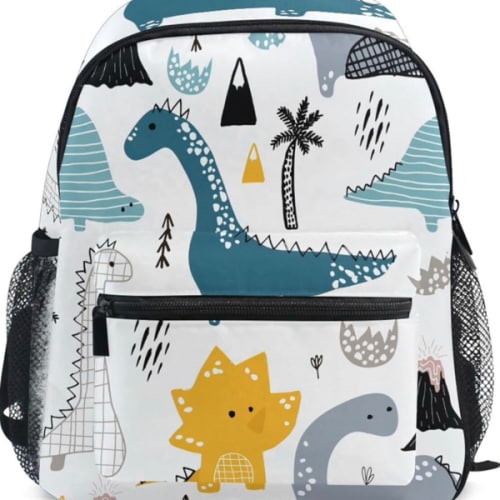 ALAZA Cute Toddler Backpack Dinosaur Scandinavian Style Backpack for Boys Girls Kindergarten Backpack Toddlers Daycare Bag Preschool Backpack