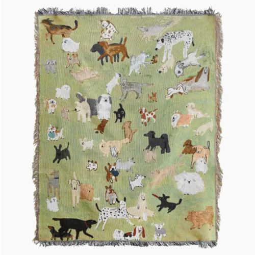 Cotton PUPPY PATTERN TAPESTRY For Home