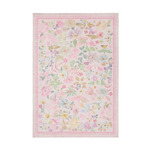 Floral Performance Washable Rug