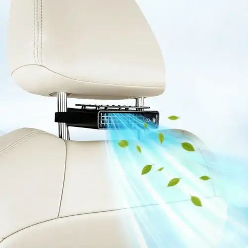 【3-Day Delivery】Fathersdaygift JOYTUTUS 2026 Car Seat Fan Clip On Fan, USB Rechargeable Fan with LED Display, 360° Rotation, 100 Speeds Adjustment, Detachable Clip, Magic Tape, 20Hr 3000mAh Battery Summer Fan for Car Baby Stroller Backseat DealsforYouDays