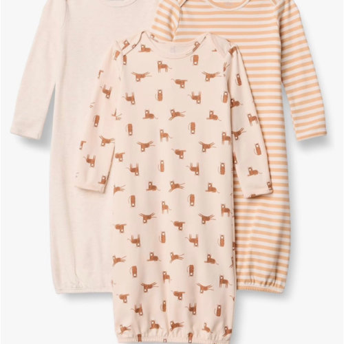 Amazon Essentials Unisex Babies' Long Sleeve Cotton Sleeper Gown