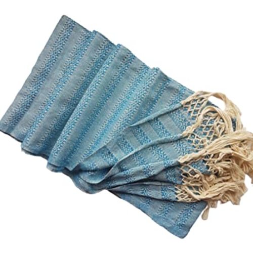 Baby Trapoz Mexican Rebozo, Scarf, Shawl, Ideal for Natural Birth, Doula Massage, 118.11", Turquoise