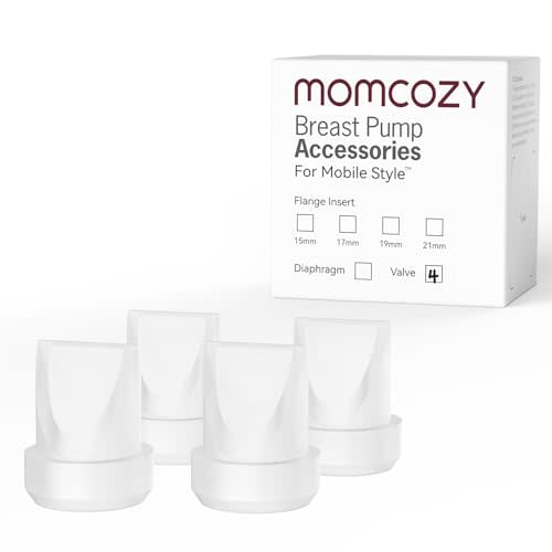 Momcozy Mobile Style | M6 Valves, Original Mobile Style| M6 Breast Pump Replacement Accessories, 4PCS