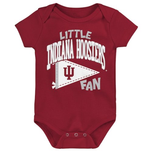 Indiana Hoosiers Outerstuff Newborn Little Banner Bodysuit - Crimson