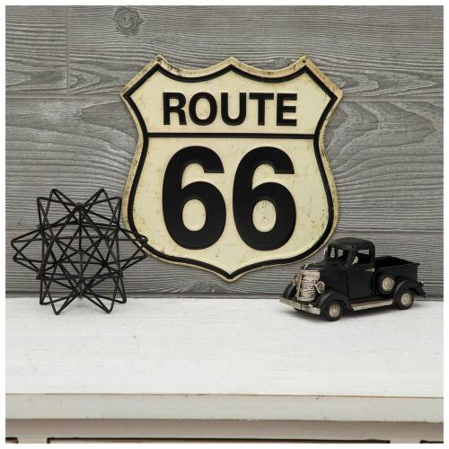 Rustic Route 66 Metal Sign