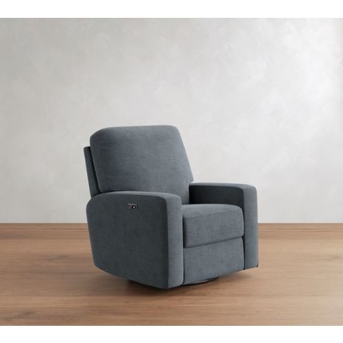 PB Comfort Square Arm Swivel Glider Recliner | Pottery Barn