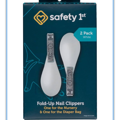 Safety 1st Fold-Up Nail Clippers - 2pk