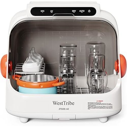 Baby Bottle Sterilizer and Dryer – UV Sterilizer 20L Large Capacity, Hot Air Drying, UV Sanitizer Box, No Need to Clean Regularly.UV Light Sanitizer Box .Sanitizer Machine.
