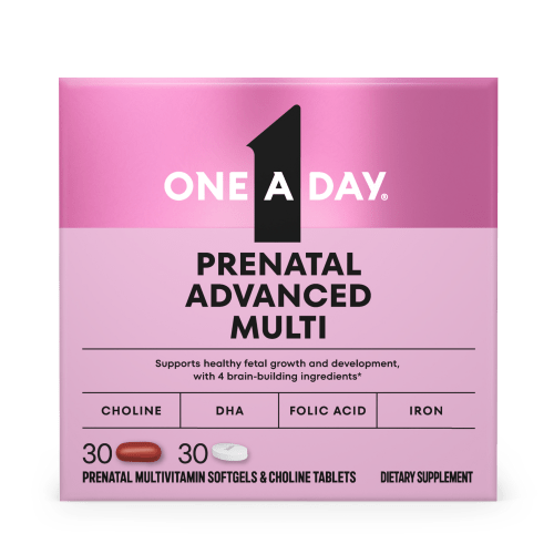 One A Day Prenatal Advanced Multivitamin Softgels & Tablets, 120, 60