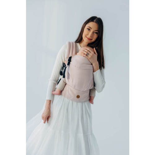 LennyLight Carrier, Standard Size, broken-twill weave (50% cotton, 50% bamboo viscose) - MARSHMALLOW