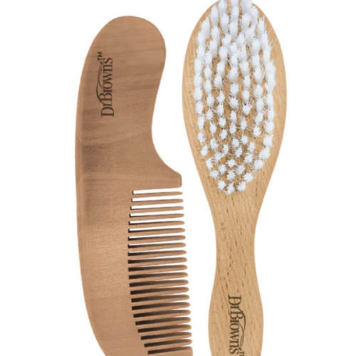 Dr. Brown's Soft and Safe Baby Brush + Comb