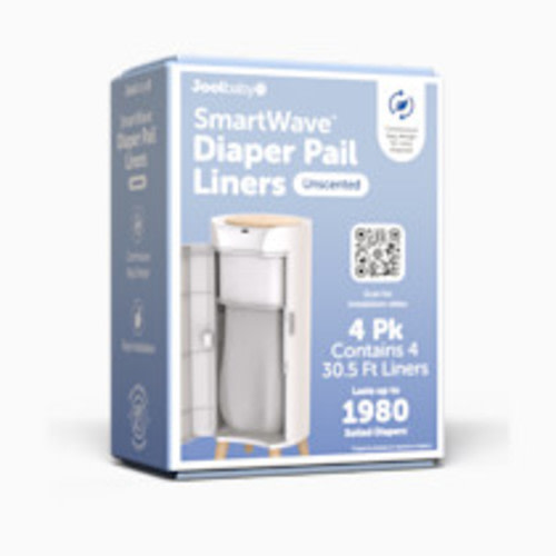 Jool Baby SmartWave Touch-Free Diaper Pail Liner Refills, 4 Pack - Unscented