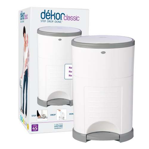 Diaper Pails Dekor Classic - White – CLÉMENT