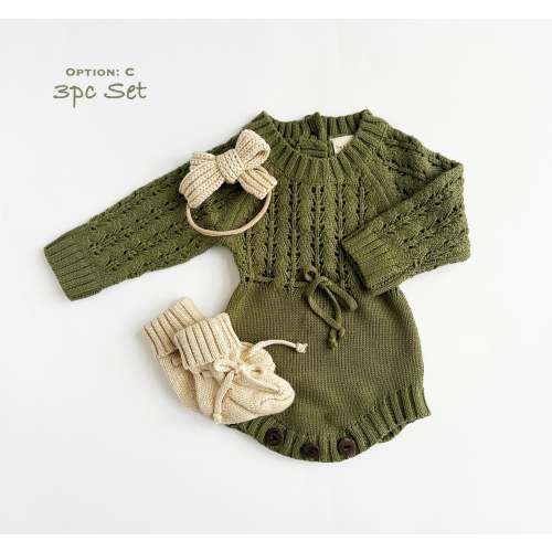 Green Zoya Set – Olive and Cradle