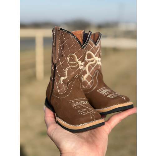 Brown Bow Tanner Mark Boots – Bella-Breez Boutique