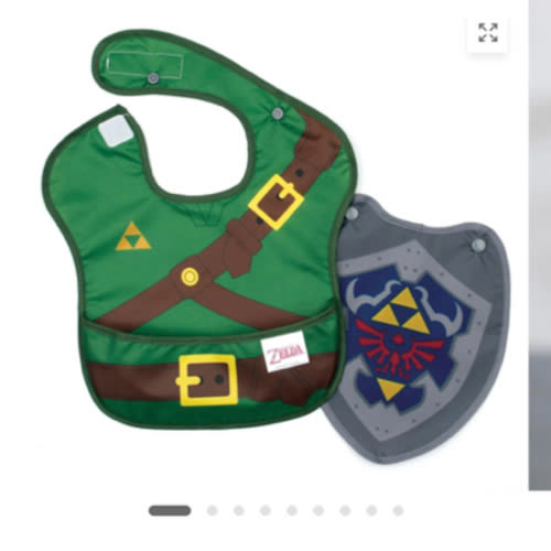 Nintendo The Legend of Zelda Link SuperBib for 6 to 24 mos | Bumkins