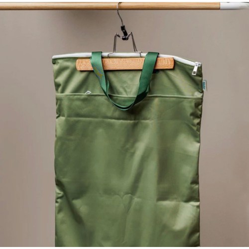 Large Zipper Hanging Wet Bag, Laundry Bag with Handles