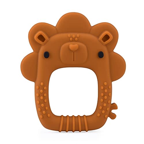 Loulou Lollipop Wild Silicone Baby Teether - Lion