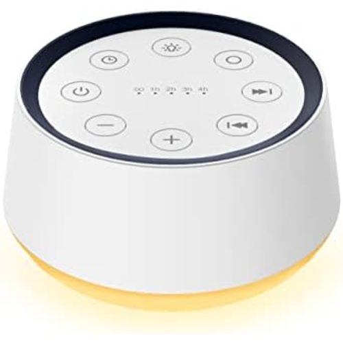 Brown Noise Sound Machine with 30 Soothing Sounds 12 Colors Night Light White Noise Machine for Adults Baby Kids Sleep Machines Memory Function 36 Volume Levels 5 Timers for Home Office Travel