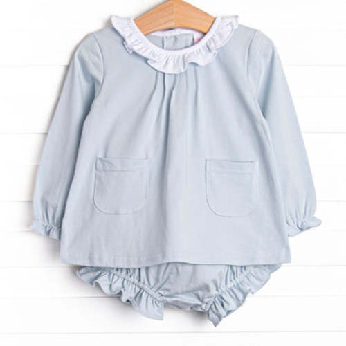 Bethany Basic Diaper Set, Blue – Stitchy Fish