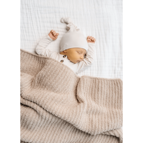 Chenille Blanket - Oatmeal - Small & Large