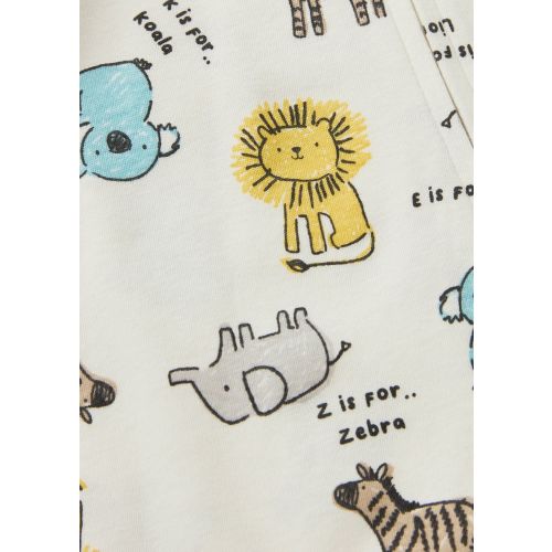 Baby Animal Zipped Sleepsuit