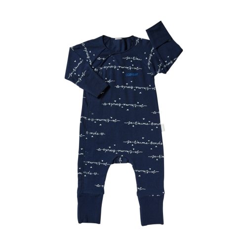 Buy Baby Cozysuit in Bonds Navy & White Online | BONDS