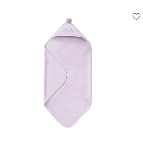 Super Soft Pom Pom Baby Hooded Towel | Pottery Barn Kids